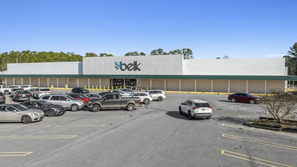 Exterior view of a commercial property at 2505 S Main St, Moultrie, GA, showcasing its architecture and surroundings.