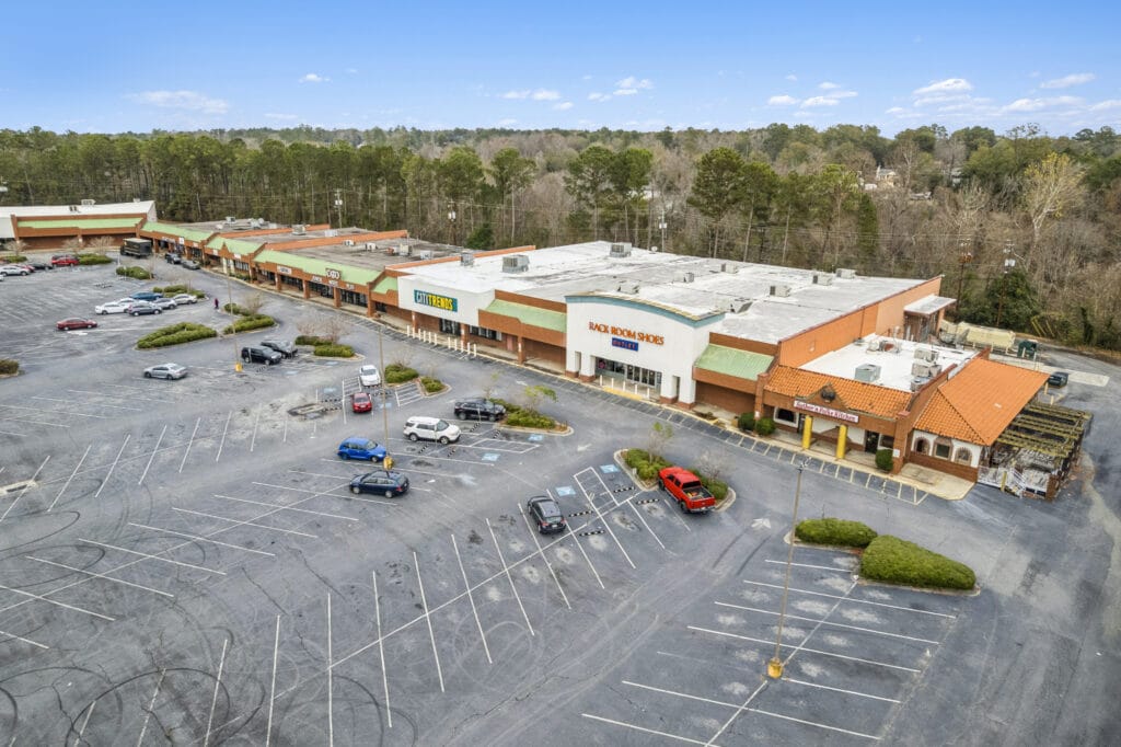 Exterior view of 3555 Mercer University Dr, showcasing the building's architecture and surrounding landscape.