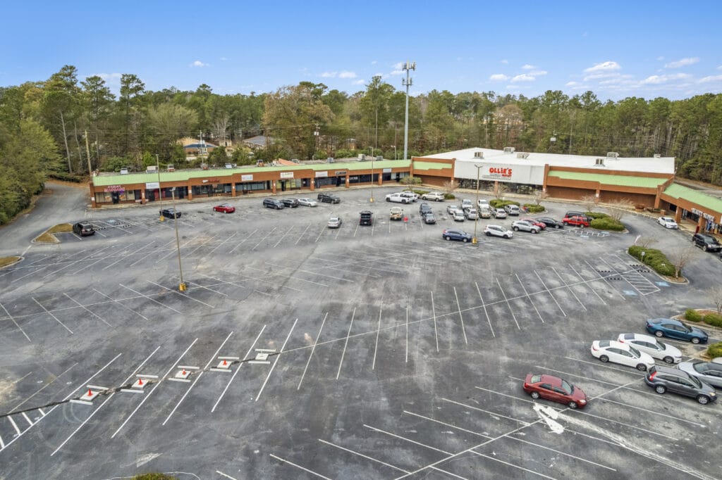 Exterior view of 3555 Mercer University Dr, showcasing modern architecture and landscaping.
