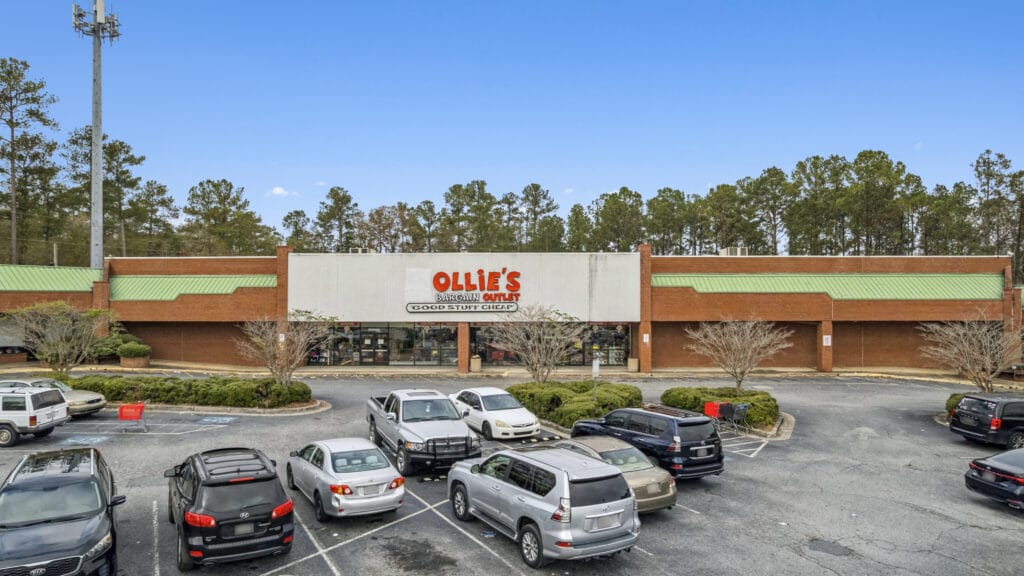 Exterior view of 3555 Mercer University Dr, showcasing the building's architecture and surrounding landscaping.