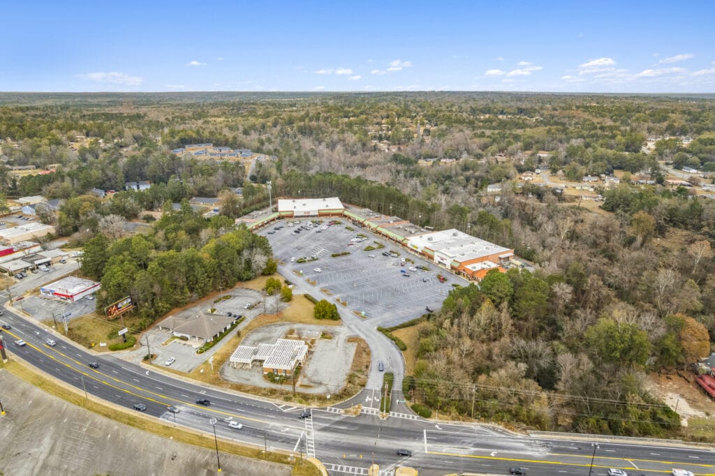 Exterior view of 3555 Mercer University Dr, showcasing the building's architecture and surrounding landscape.