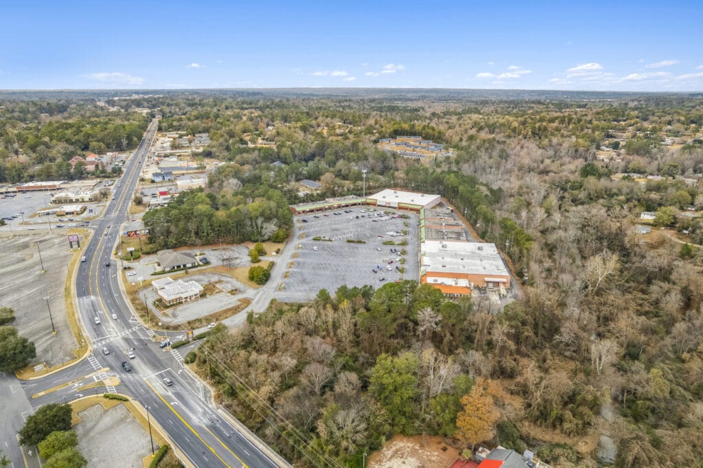 Exterior view of 3555 Mercer University Dr, showcasing the building's architecture and surrounding landscape.