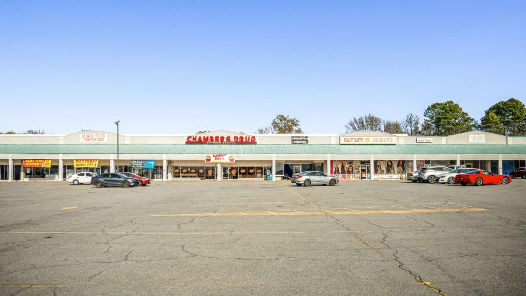 Exterior view of 638 W Main St, Jacksonville, AR 45, showcasing a modern building with large windows and a welcoming entrance