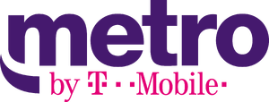A vibrant Metro PCS store front with a large sign displaying the logo and promotional offers, inviting customers.
